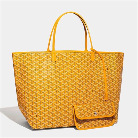 yellow goyard bag|yellow goyardine handbags.